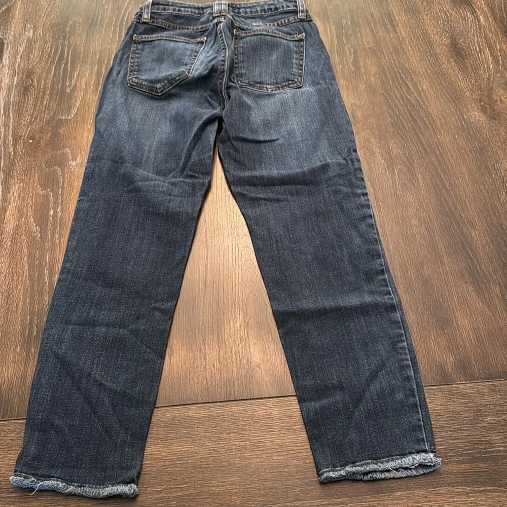 🟤 JUST BLACK DENIM BLUE ANKLE JEANS SIZE 25